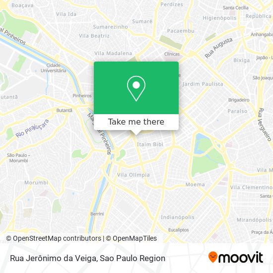 Rua Jerônimo da Veiga map