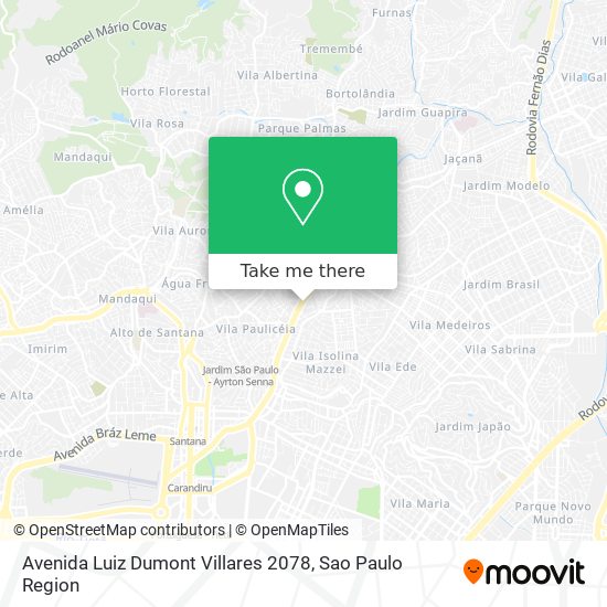 Avenida Luiz Dumont Villares 2078 map