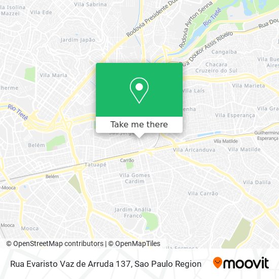 Rua Evaristo Vaz de Arruda 137 map