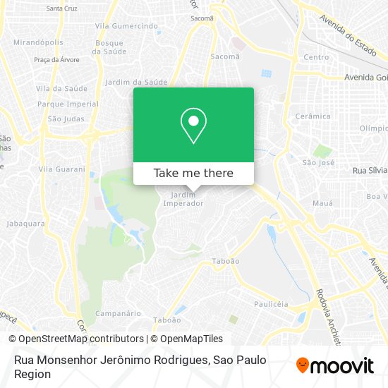 Rua Monsenhor Jerônimo Rodrigues map