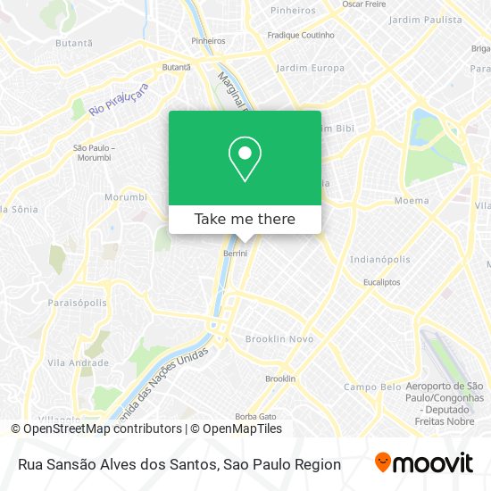 Rua Sansão Alves dos Santos map