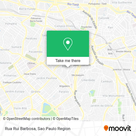 Rua Rui Barbosa map