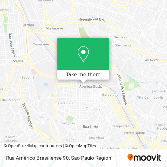 Rua Américo Brasiliense 90 map