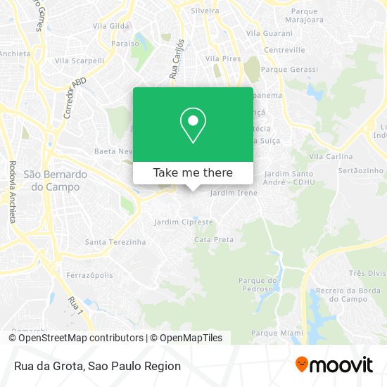 Rua da Grota map