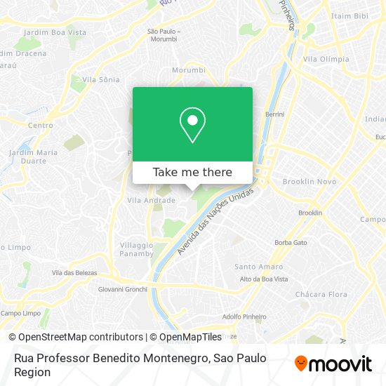 Rua Professor Benedito Montenegro map