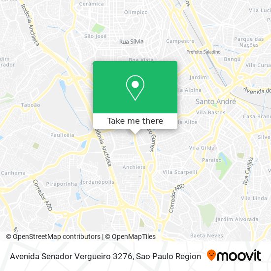 Avenida Senador Vergueiro 3276 map