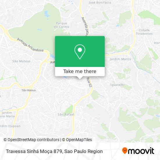 Travessa Sinhá Moça 879 map