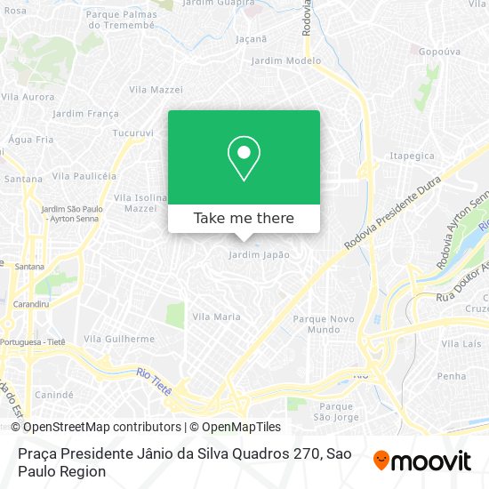 Praça Presidente Jânio da Silva Quadros 270 map