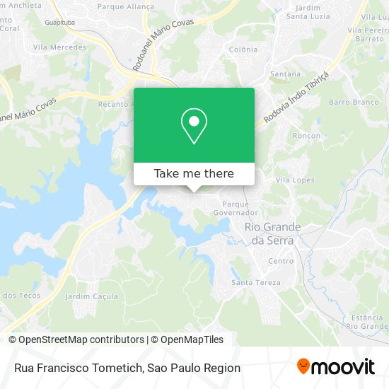 Rua Francisco Tometich map