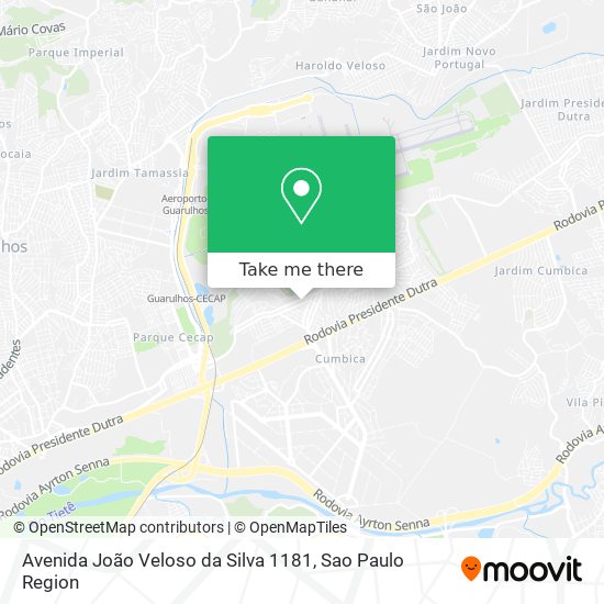 Avenida João Veloso da Silva 1181 map
