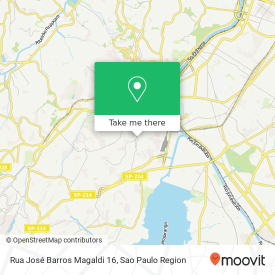 Mapa Rua José Barros Magaldi 16