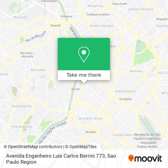 Mapa Avenida Engenheiro Luís Carlos Berrini 773