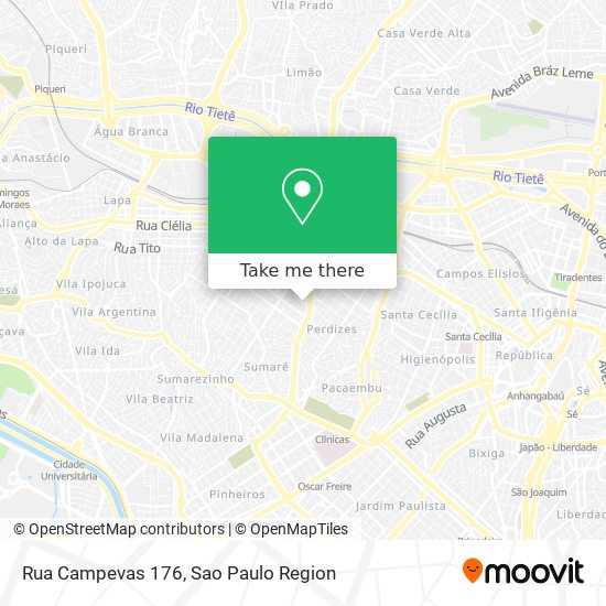 Rua Campevas 176 map