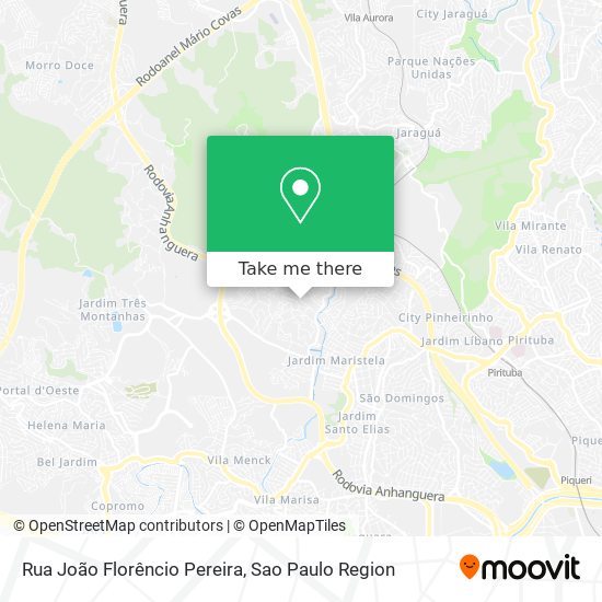 Mapa Rua João Florêncio Pereira