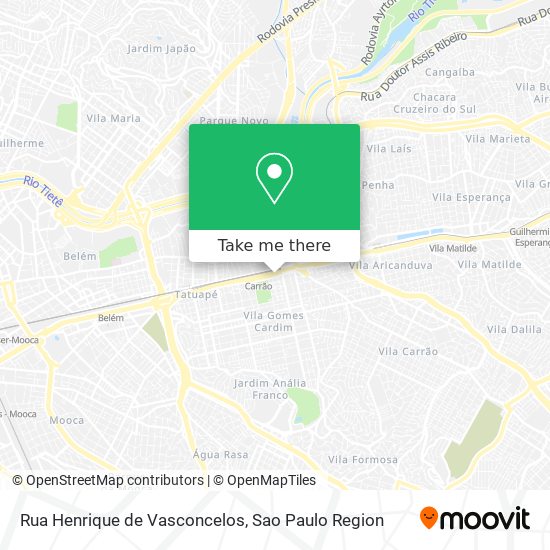 Rua Henrique de Vasconcelos map