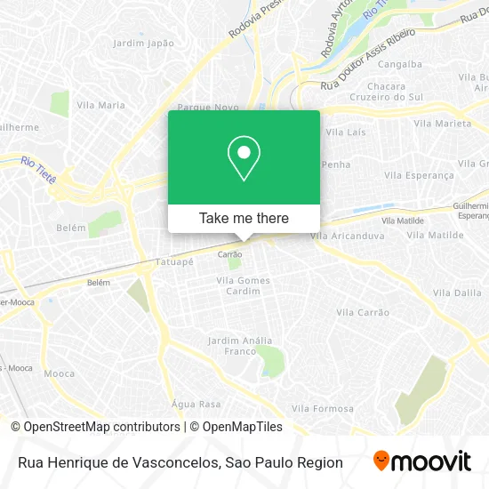 Rua Henrique de Vasconcelos map