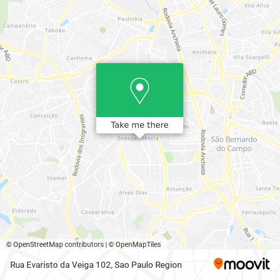 Rua Evaristo da Veiga 102 map