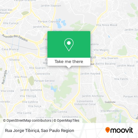 Rua Jorge Tibiriçá map