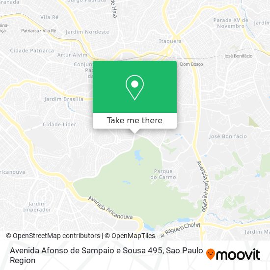 Avenida Afonso de Sampaio e Sousa 495 map