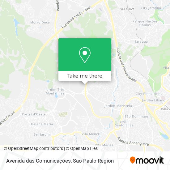 Avenida das Comunicações map