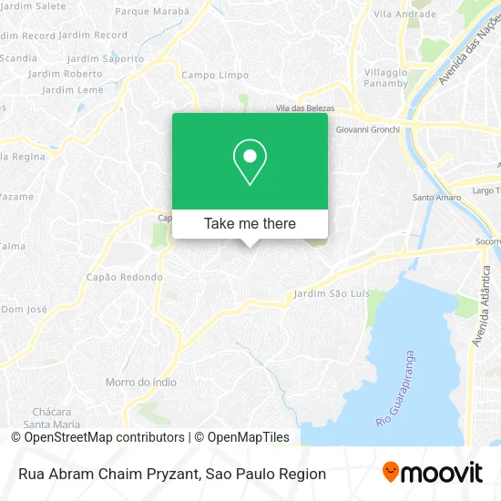 Mapa Rua Abram Chaim Pryzant