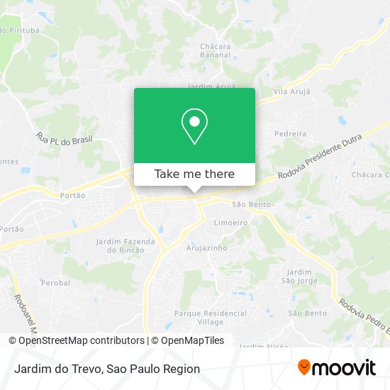 Jardim do Trevo map