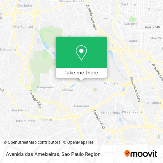 Avenida das Ameixeiras map