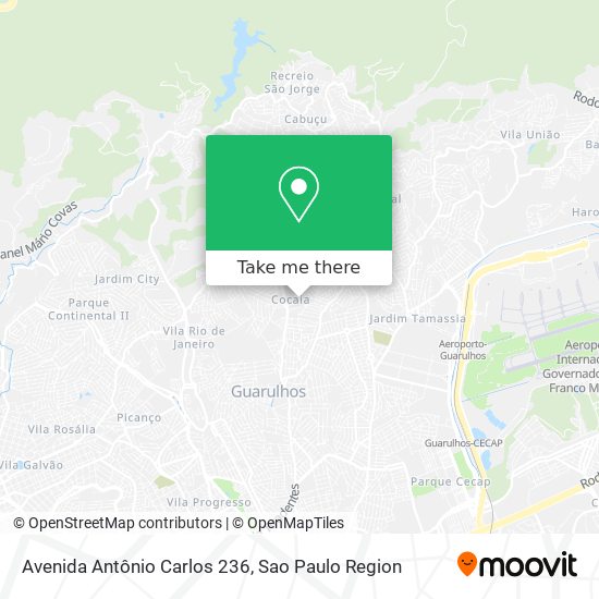 Avenida Antônio Carlos 236 map