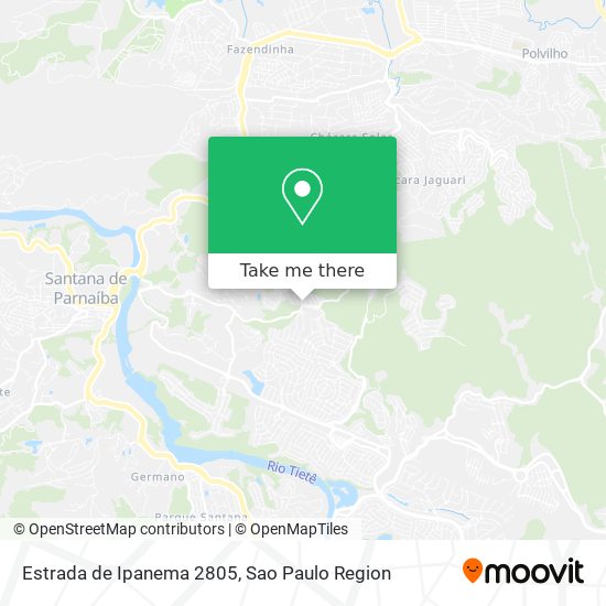 Mapa Estrada de Ipanema 2805