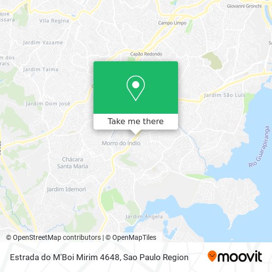 Estrada do M'Boi Mirim 4648 map