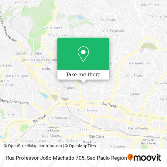 Rua Professor João Machado 705 map