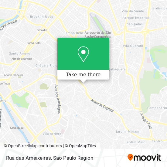 Rua das Ameixeiras map