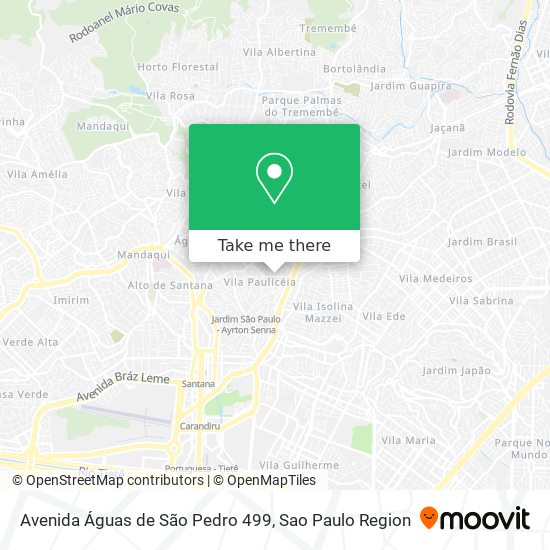 Avenida Águas de São Pedro 499 map