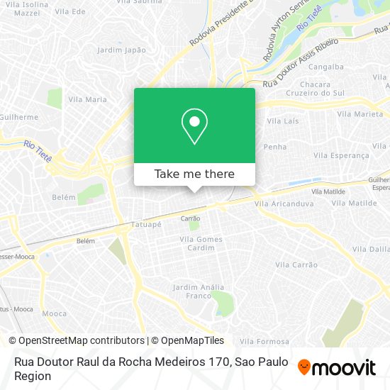 Rua Doutor Raul da Rocha Medeiros 170 map