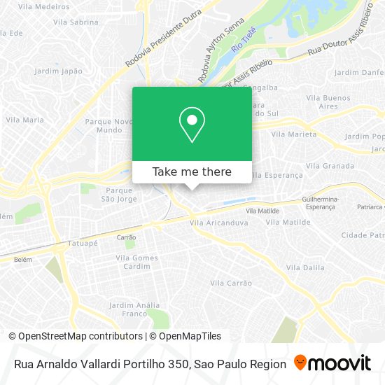 Rua Arnaldo Vallardi Portilho 350 map