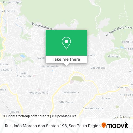 Rua João Moreno dos Santos 193 map