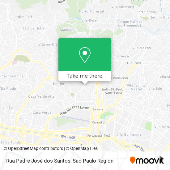 Rua Padre José dos Santos map