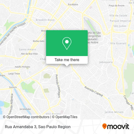 Rua Amandaba 3 map