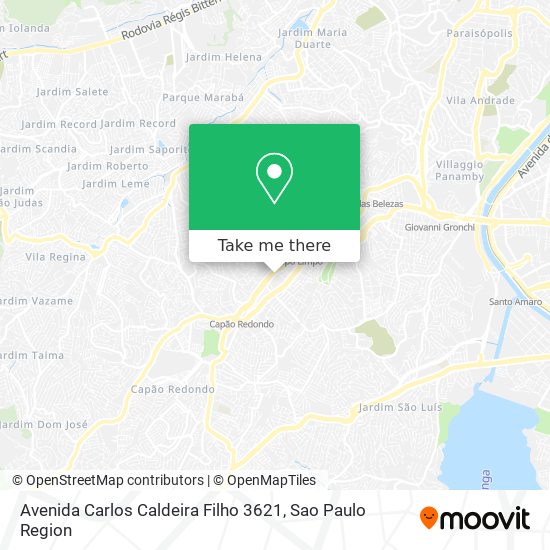 Mapa Avenida Carlos Caldeira Filho 3621