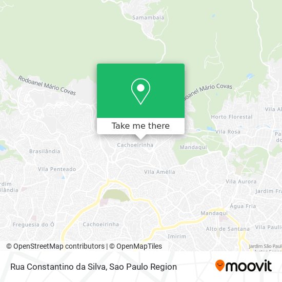 Rua Constantino da Silva map