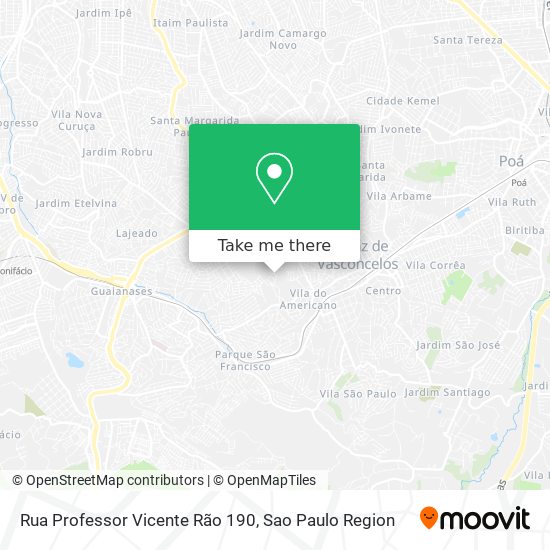 Rua Professor Vicente Rão 190 map