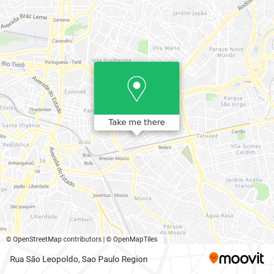 Mapa Rua São Leopoldo