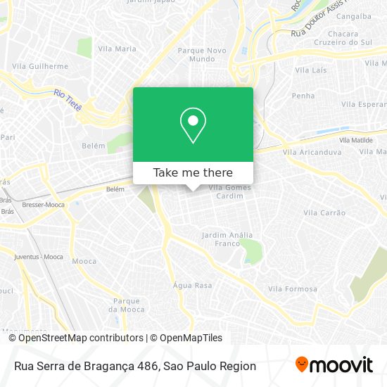 Rua Serra de Bragança 486 map