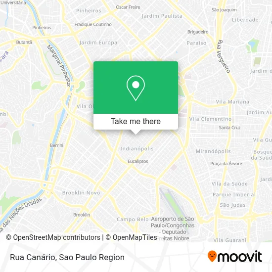 Rua Canário map