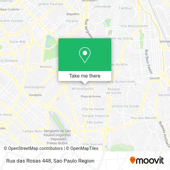 Rua das Rosas 448 map