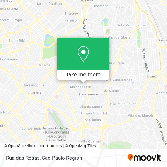 Rua das Rosas map