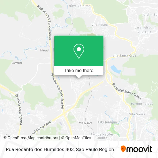 Rua Recanto dos Humildes 403 map