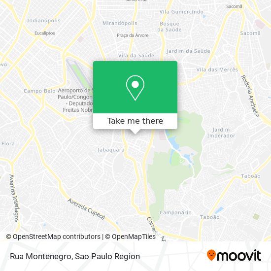 Mapa Rua Montenegro