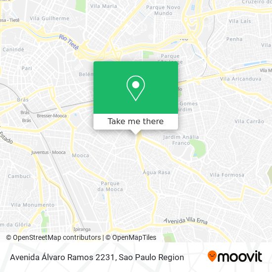 Mapa Avenida Álvaro Ramos 2231