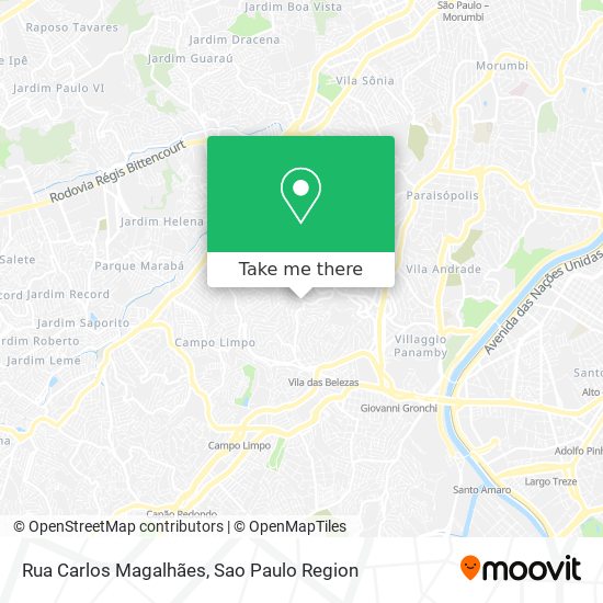 Rua Carlos Magalhães map